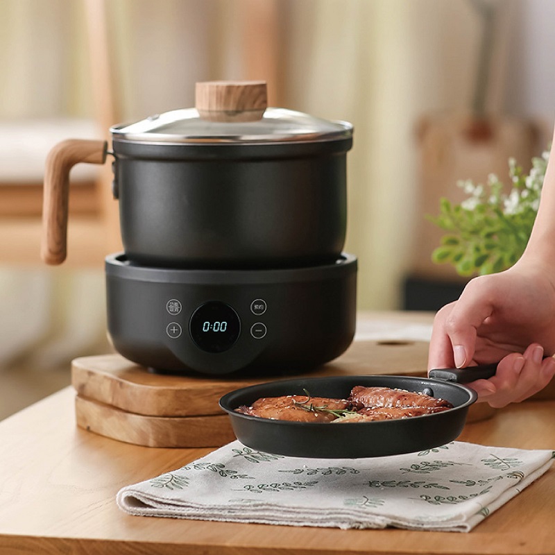 Soup Kettle Warmer - Многофункциональная электрическая кастрюля 110В/220В, антипригарная сковорода,