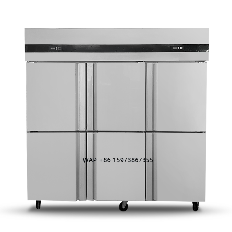 Commercial Kitchen Door - Оптовая продажа: Высококачественный отдельностоящий 6-дверный холодильный