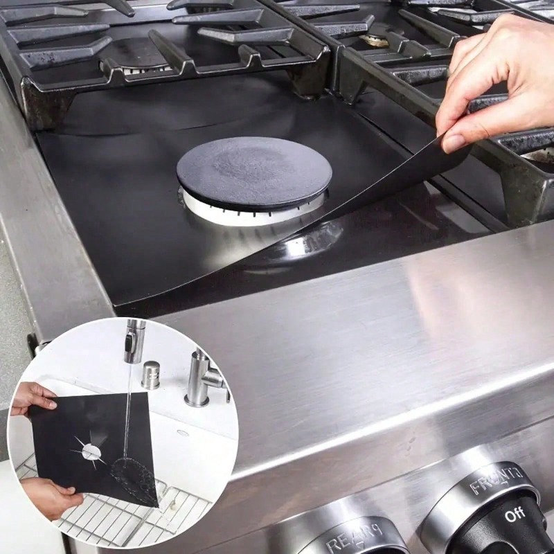 Commercial Kitchen Burner - Набор из 2/4/6/8 шт. защитных ковриков