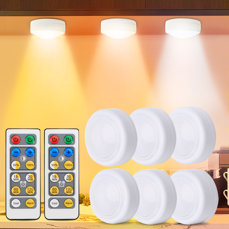 Commercial Kitchen Lighting - 3-цветный светильник под шкафом, беспроводной аккумулятор,