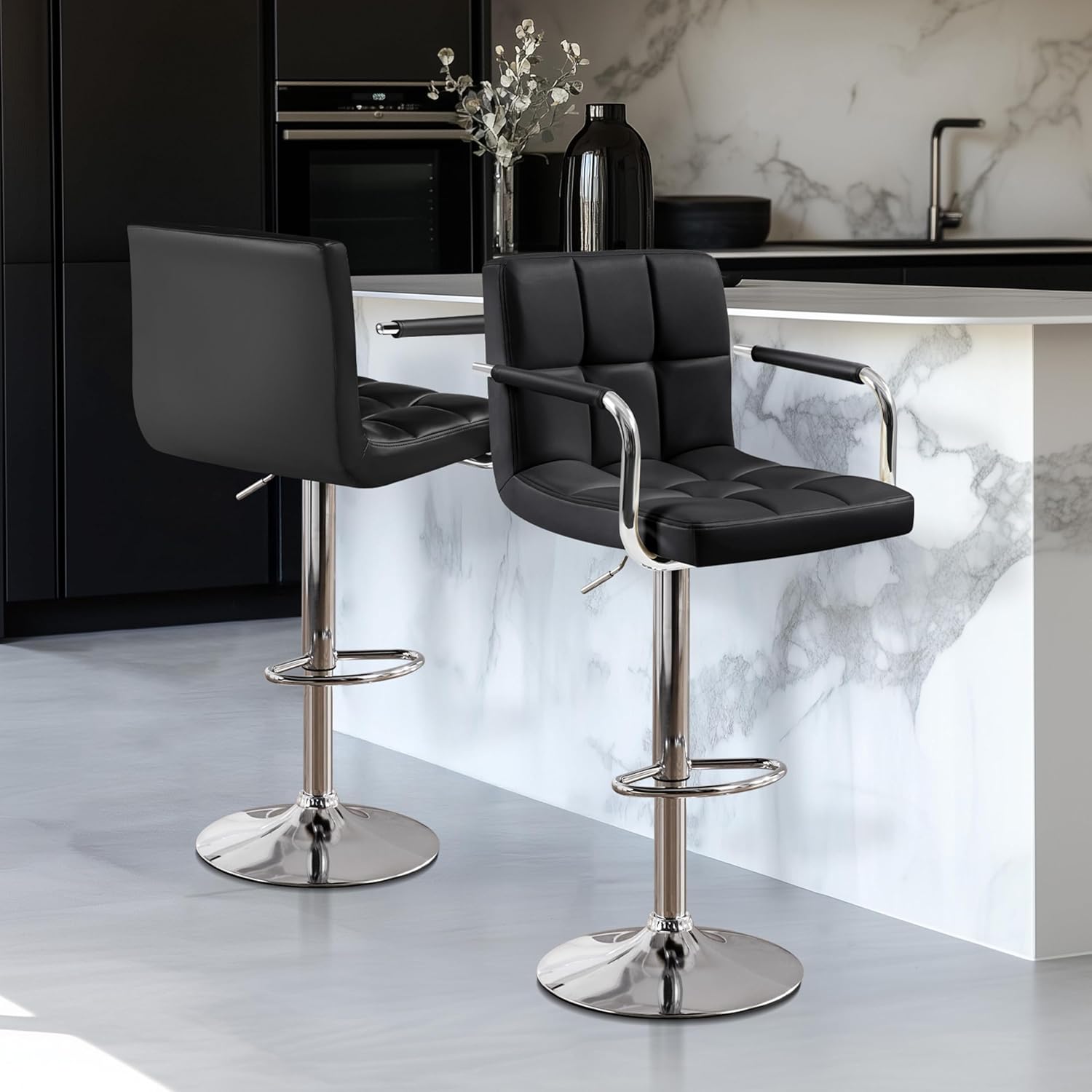 Набор из 2 барных стульев, рег – обзор и цена Commercial Kitchen Counter